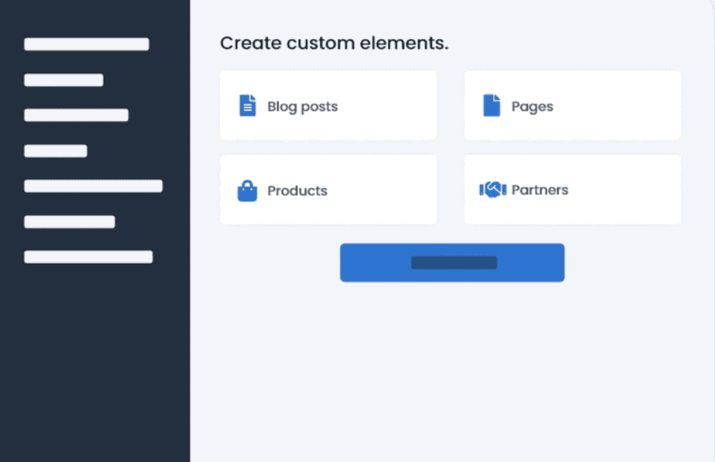Codelia CMS Create custom elements
